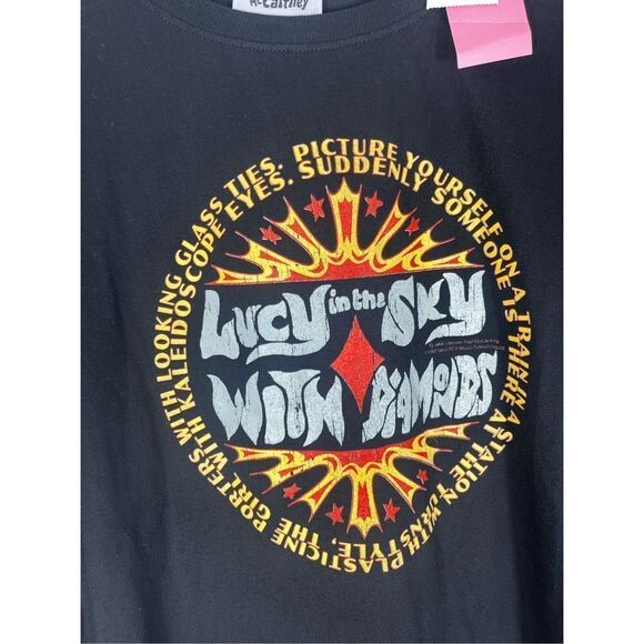 Lennon & McCartney “Lucy in the sky with diamonds” lyrics shirt - Picture 3 of 5